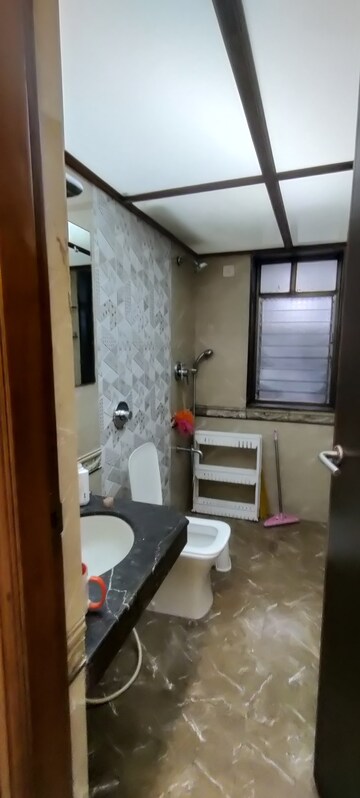 Bathroom in 2 BHK Apartment at Esha Ekta Apartment, Worli – for Rent