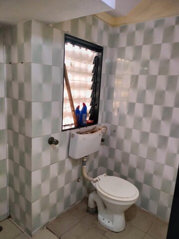 Bathroom in 1.5 BHK Apartment at Shree Chintamani Tower, Dhokali – for Rent