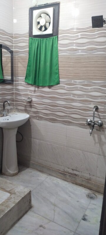 Bathroom in 3.5 BHK Builder Floor at Govindpuri – for Rent