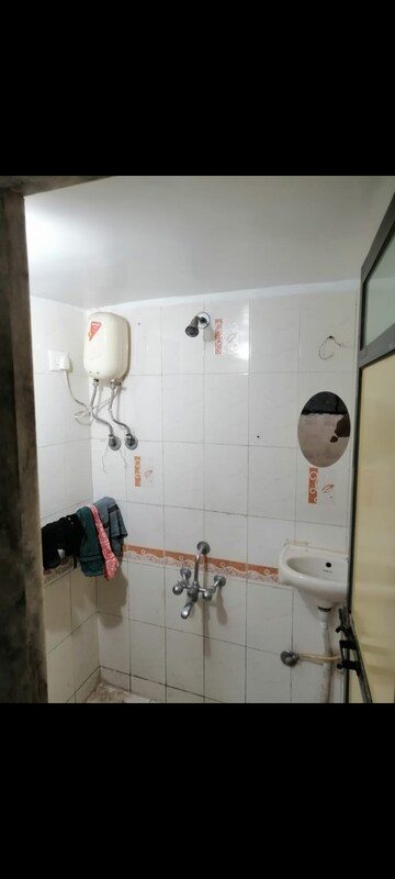 Bathroom in 1 RK Apartment at Mangal Manohar CHS, Prabhadevi – for Rent