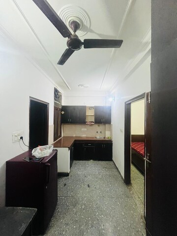 Kitchen in 1.5 BHK Builder Floor at Ansal Sushant Lok I, Sector 43 – for Rent