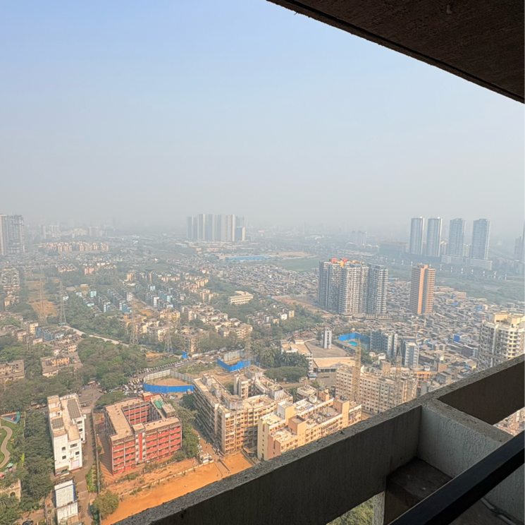 Balcony, dosti-eastern-bay-phase-1 2 Bedroom 545 Sq.Ft. Apartment In Loyld's Estate Mumbai 8114832