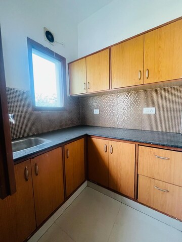 Kitchen in 1 BHK Builder Floor at Ansal Sushant Lok I, Sector 43 – for Rent