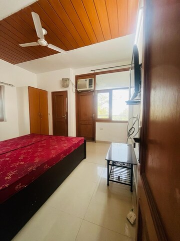 Kitchen in 1 BHK Builder Floor at Ansal Sushant Lok I, Sector 43 – for Rent