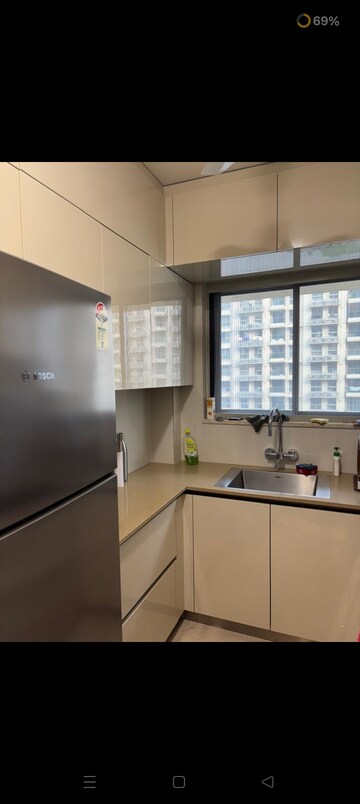 Kitchen in 1 BHK Apartment at Hiranandani Regent Hill, Powai – for Rent