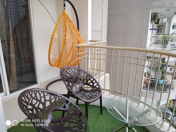 Balcony in 2 BHK Apartment at Ajnara Grand Heritage, Sector 74 – for Rent