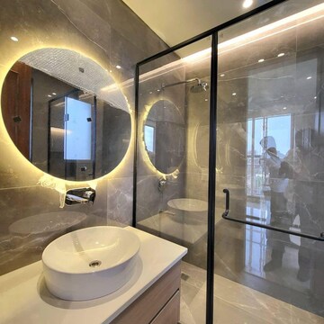 Bathroom in 4 BHK Builder Floor at Ansal API Esencia, Sector 67 – for Sale