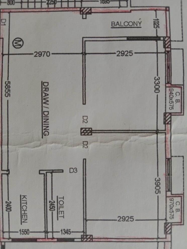 Floor Plan, sodepur 2 Bedroom 710 Sq.Ft. Apartment In Sodepur Kolkata 8115047