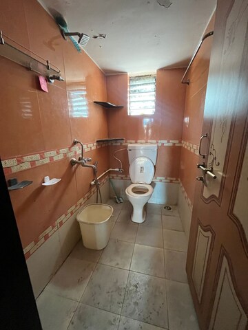Bathroom in 2 BHK Apartment at Wadgaon Sheri – for Rent