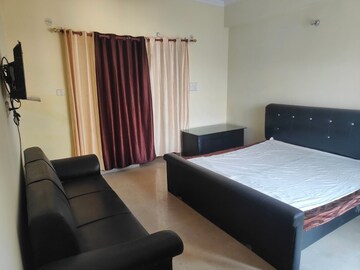 Bedroom in 1.5 BHK Apartment at Polaars Royal Enclave, Gomti Nagar – for Rent