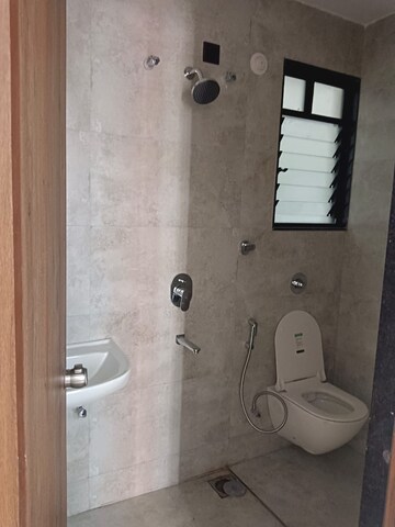 Bathroom in 2 BHK Builder Floor at Kumar Primrose, Kharadi – for Rent