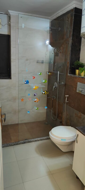 Bathroom in 3.5 BHK Apartment at Unitech The Residences Gurgaon, Sector 33 – for Rent