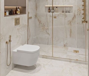 Bathroom in  Office Space at Omkar The Summit Business Bay, Andheri East – for Rent