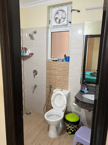 Bathroom in 3 BHK Builder Floor at Ansal API Esencia, Sector 67 – for Rent