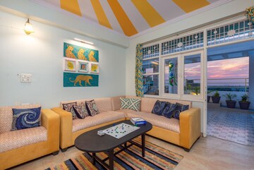 Living Room in 3 BHK Apartment at Siddhi The Aristo, Shiprapath – for Rent