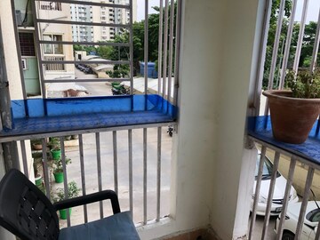 Balcony in 3 BHK Apartment at Alaknanda Apartment Gomti Nagar, Gomti Nagar – for Rent