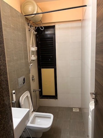 Bathroom in 2 BHK Apartment at Kanakia Rainforest, Andheri East – for Rent