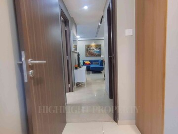 Living Room in 2 BHK Apartment at Kalpataru Woods Ville, Powai – for Rent