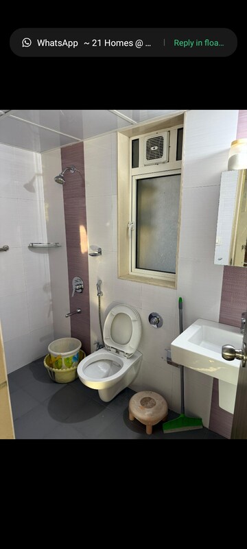Bathroom in 2 BHK Apartment at Samruddhi Garden, Bhandup West – for Rent