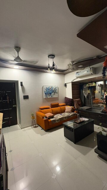 Living Room in 1 BHK Apartment at Sadguru Paradise, Mira Road – for Rent