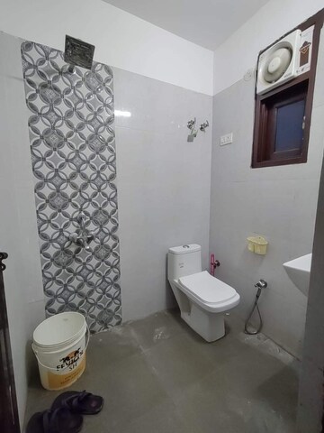 Bathroom in 2 BHK Builder Floor at Chattarpur – for Rent