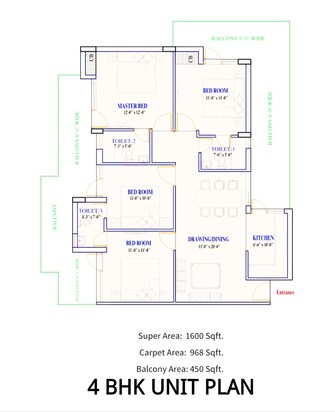 4 BHK Apartment For Resale in Adore Prima Sector 72 Faridabad  8116225