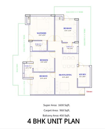 4 BHK Apartment For Resale in Adore Prima Sector 72 Faridabad  8116225