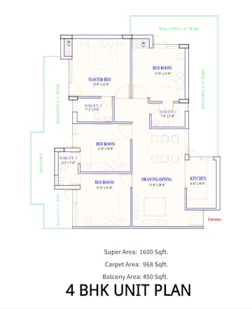 4 BHK Apartment For Resale in Adore Prima Sector 72 Faridabad  8116225