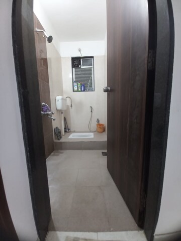 Bathroom in 2 BHK Apartment at Lunkad Akash Towers, Pimple Nilakh – for Rent