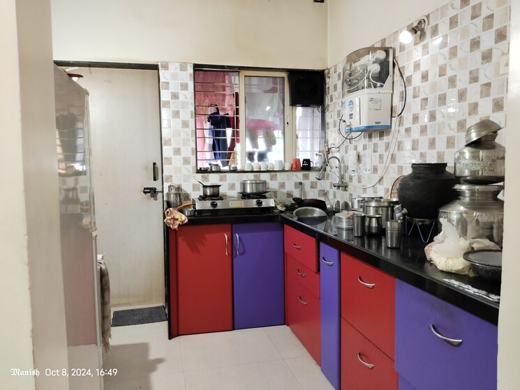 Kitchen, varanasi-society 2 Bedroom 675 Sq.Ft. Apartment In Warje Pune 8116333