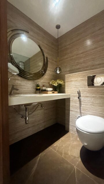 Bathroom in 1 BHK Apartment at DLasa Heights, Nalasopara East – for Sale