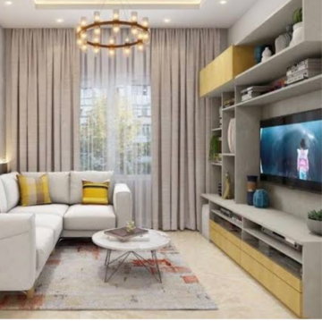 Living Room in 4 BHK Builder Floor at DLF Silver Oaks, Sector 26a – for Sale