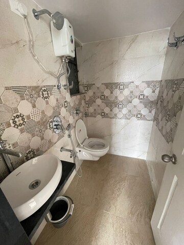 Bathroom in 1 BHK Apartment at Sanghvi S3 Ecocity Orchid, Mahajanwadi – for Rent