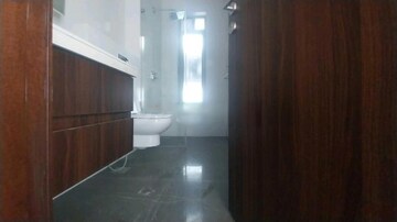 Bathroom in 3 BHK Apartment at Piramal Vaikunth, Balkum Pada – for Rent