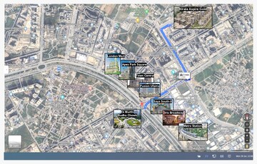 3 BHK Builder Floor – Map Location View at Ashoka NCR Green Extension, Sector 1 Greater Noida - for Sale