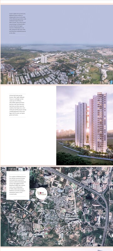 3 BHK Apartment For Sale in Hallmark Treasor, Narsingi