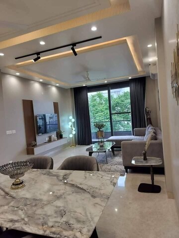 Living Room in 3 BHK Builder Floor at Palam Vihar Residents Association, Palam Vihar – for Rent