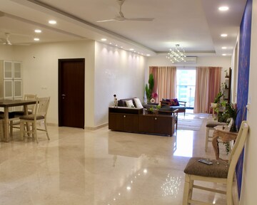 Living Room in 4 BHK Apartment at SMR Vinay Iconia Hyderabad, Kondapur – for Rent