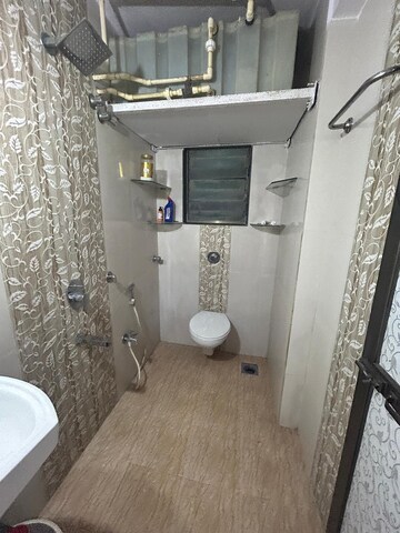 Bathroom in 1 BHK Apartment at Suncity Complex, Powai – for Rent
