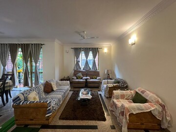 Living Room in 3 BHK Apartment at Brigade Lavelle 1, Lavelle Road – for Rent