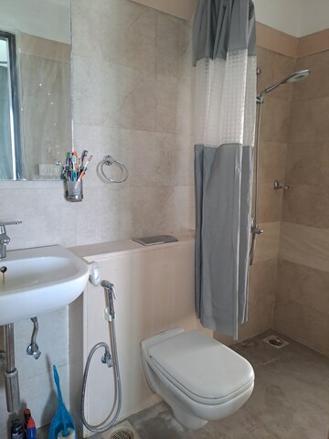 Bathroom in 2 BHK Apartment at Juhu – for Rent