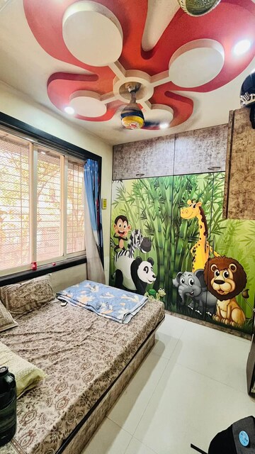 Master Bedroom in 1 BHK Apartment at Mahape – for Rent