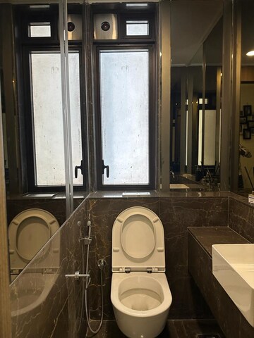 Bathroom in 4 BHK Apartment at Lodha Marquise, Worli – for Rent