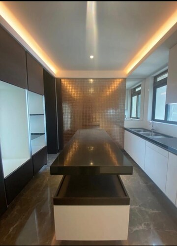 Building Lobby in 4 BHK Apartment at Lodha Trump Tower, Worli – for Rent