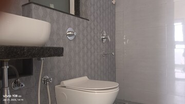 Bathroom in 1 BHK Apartment at Ashar Axis, Majiwada – for Rent