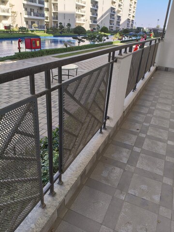 Balcony in 3 BHK Apartment at Central Park Flower Valley Aqua Front Towers, Sohna Sector 33 – for Rent