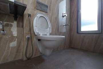 Bathroom in 3 BHK Apartment at Lodha Amara, Kolshet Road – for Rent