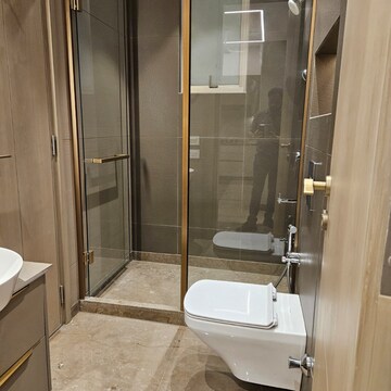 Bathroom in 4 BHK Builder Floor at Janakpuri – for Rent