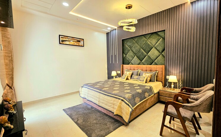 Bedroom, high ground 3 Bedroom 2050 Sq.Ft. Independent House In High Ground Zirakpur 8117648