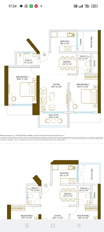 2 BHK Builder Floor For Resale in Promesa Fremont Parel Mumbai  8117749